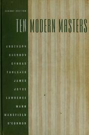 Cover of: Ten modern masters: an anthology of the short story.
