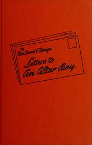 Cover of: Letters to an altar boy