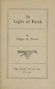 Cover of: The light of faith