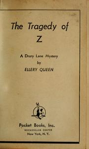 The tragedy of Z by Ellery Queen