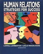 Cover of: Human relations: strategies for success