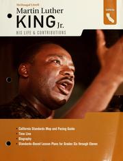 Cover of: Martin Luther King Jr: his life & contributions