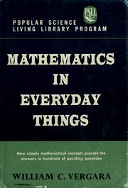 Cover of: Mathematics in everyday things