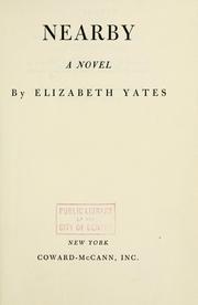 Cover of: Nearby by Elizabeth Yates