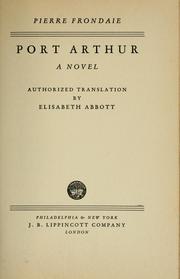 Cover of: Port Arthur: a novel