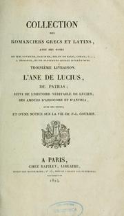 La Luciade, ou, L'Ane by Lucien de Samosate