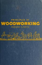 Cover of: Principles of woodworking by shea, john gerald