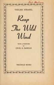 Cover of: Reap the wild wind