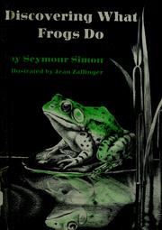 Cover of: Discovering what frogs do.