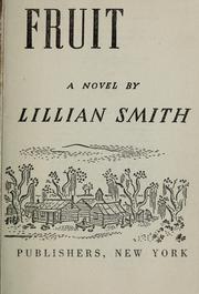Cover of: Strange fruit by Lillian Eugenia Smith