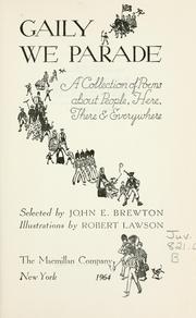 Cover of: Gaily we parade by John Edmund Brewton