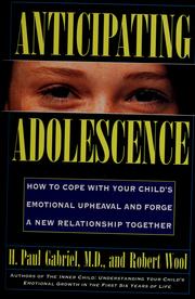 Cover of: Anticipating adolescence by H. Paul Gabriel