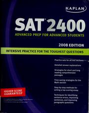 Cover of: SAT 2400 by Kaplan Test Prep and Admissions