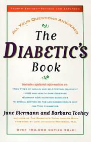 Cover of: The diabetic's book by June Biermann