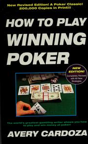 Cover of: How to play winning poker
