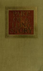 Cover of: Part of a long story.