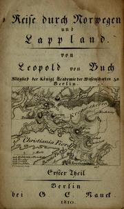 Cover of: Reise durch Norwegen und Lappland by Buch, Leopold von Freiherr