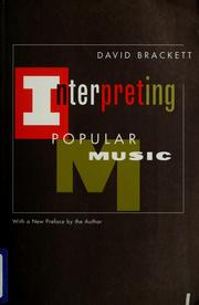 Cover of: Interpreting Popular Music by David Brackett