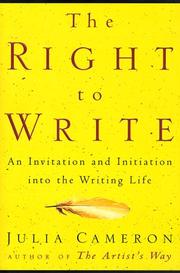 Cover of: The right to write by Julia Cameron