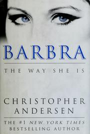 Cover of: Barbra by Christopher P. Andersen