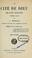 Cover of: La cité de Dieu