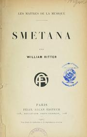 Cover of: Smetana