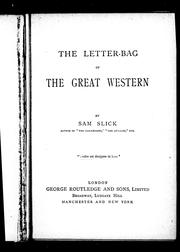 Cover of: The letter-bag of the Great Western