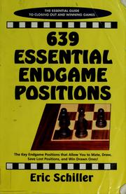 Cover of: 639 essential endgame positions: the essential guide to closing out and winning games