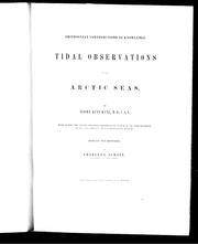 Tidal observations in the Arctic seas by Elisha Kent Kane