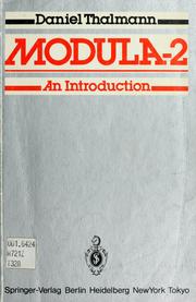 Cover of: MODULA-2 by Daniel Thalmann