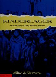 Cover of: Kinderlager: an oral history of young Holocaust survivors