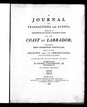 A journal of transactions and events, during a residence of nearly sixteen years on the coast of Labrador by George Cartwright