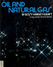 Cover of: Oil and natural gas