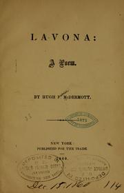 Cover of: Lavona: a poem