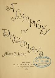 Cover of: A symphony in dreamland