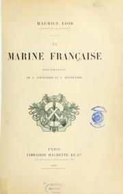 Cover of: La marine française