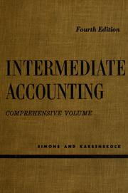 Intermediate accounting; comprehensive volume by Simons, Harry
