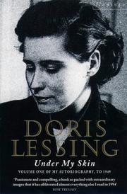 Cover of: Under My Skin Volume of My Autobiography by Doris Lessing