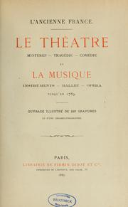 Cover of: L'Ancienne France