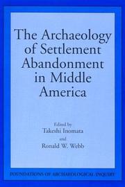 Cover of: Archaeology Of Settlement Abandonment Mi (Foundations of Archaeological Inquiry)