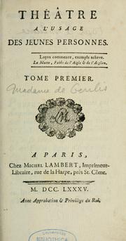 Cover of: Théâtre à  l'usage des jeunes personnes