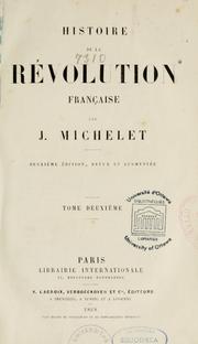 Cover of: Histoire de la revolution française