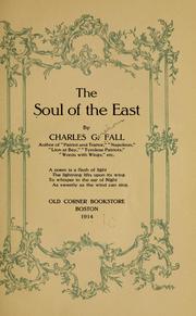 Cover of: The soul of the East