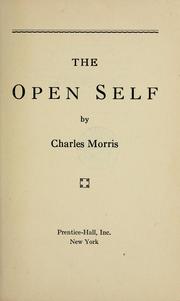 Cover of: The open self.