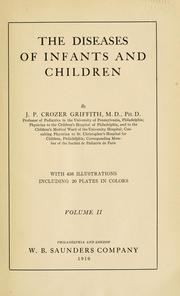 Cover of: The diseases of infants and children