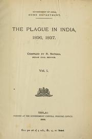 Cover of: The plague in India, 1896, 1897 by R. Nathan