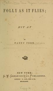 Cover of: Folly as it flies