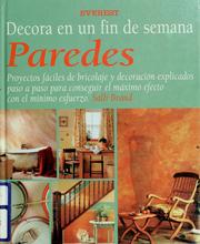 Cover of: decora en un fin de semana: parcedes