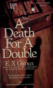 Cover of: A death for a double