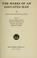 Cover of: The marks of an educated man